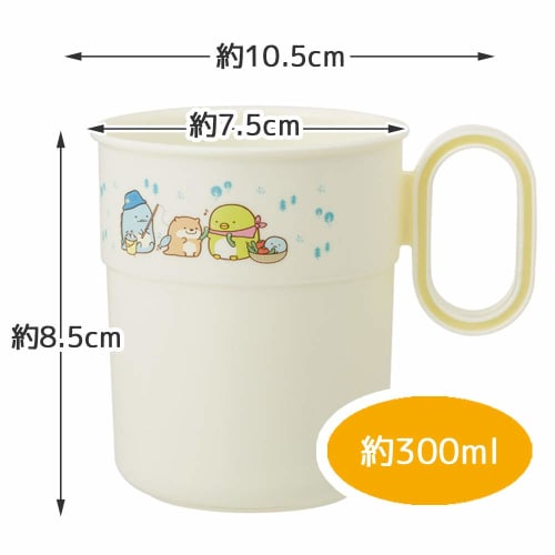 Skater (skater) 300ml Plastic Cups, Set of 4, Sumikkogurashi Design, Camping, Made In Japan, KSS3P