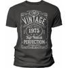 50th Birthday Gift for Men - Vintage 1975 Top Notch Perfection - 50th Birthday Shirt