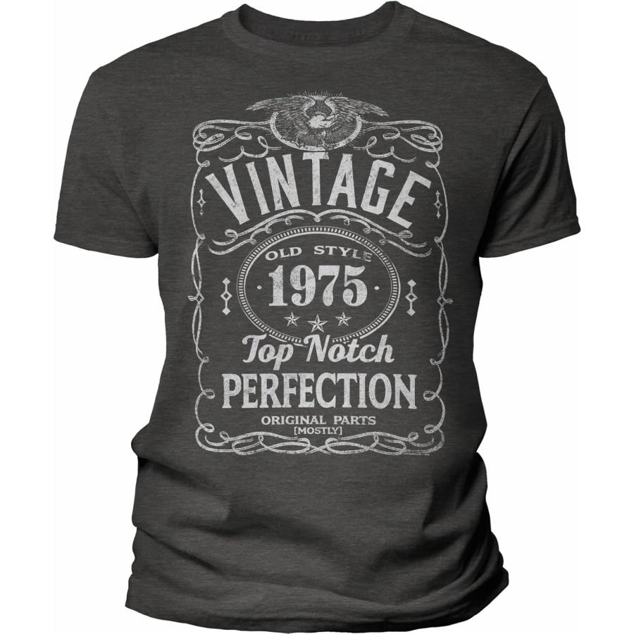

50th Birthday Gift for Men - Vintage 1975 Top Notch Perfection - 50th Birthday Shirt XXXXXL різнокольоровий