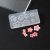 5D Flower Mold Nail Carving Mould Stencils Plumeria Flower Spring Nail Art Decorations Manicure Template Diy Manicure Decor Tool
