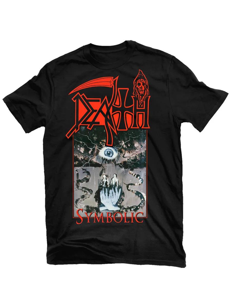 

Men s Death Symbolic Graphic T-Shirt, 100% Cotton Crew Neck Short Sleeve Tee, Casual Summer Top for Daily Wear and Gift L