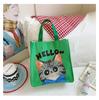 Trendy handbag bag souvenir cartoon capybara student large-capacity handbag storage bag