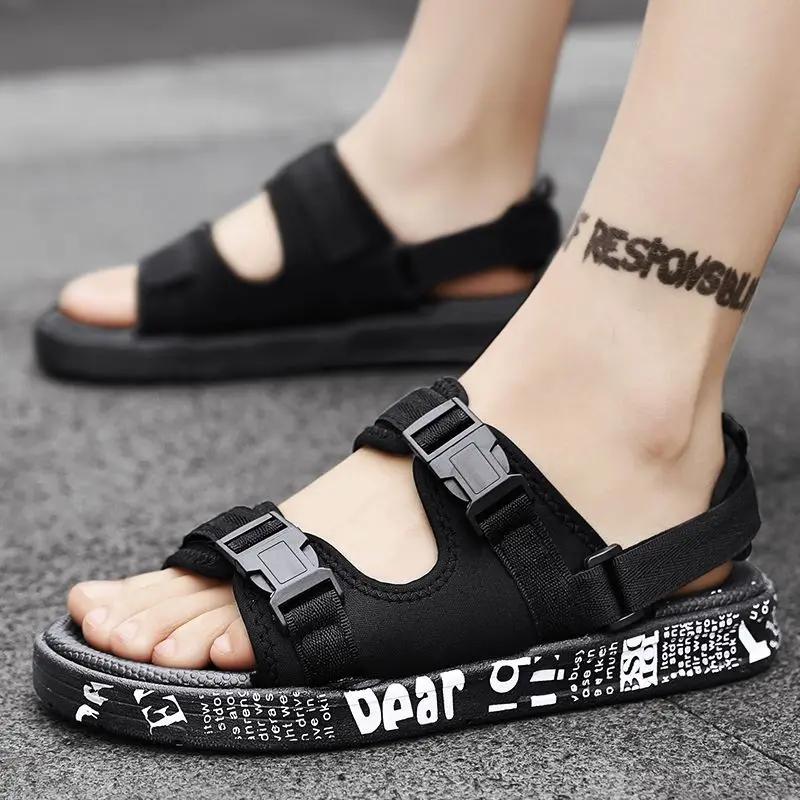 Módní pánské pantofle na pláž Ploché PVC Pánské pantofle Levné boty Likvidace Trend 2025 Elegantní Nízká cena Letní výprodej Klapky Zábava Y2k