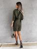 Autumn/Winter 2021 Solid Color Off-Shoulder Sexy Dress - In Stock