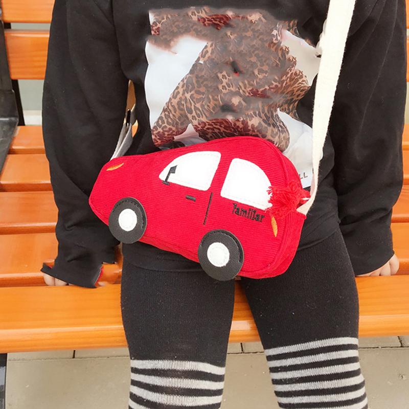 Fashion Mini Crossbody Bag Packet Children Baby Boys Girls Car Shoulder Bag Handbags Cartoon Pig Mini Coin Purse