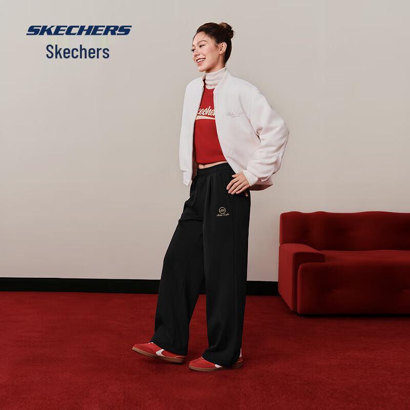 Skechers Women's L126W003 Loose Wide-Leg Sweatpants