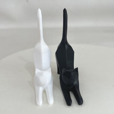Yousheng 1/2/3 Stück Lebensechte Katzenskulptur 3D-gedruckt Handgefertigt Simulationskatzen-Ornament Party Heimdekoration Geschenk für Katzenliebhaber