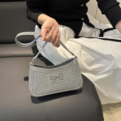 Premium Texture Versatile Underarm Small Bag Women's Bag 2025 New Fashion Portable Shoulder Bag Foreign Style Baguette Bag Women