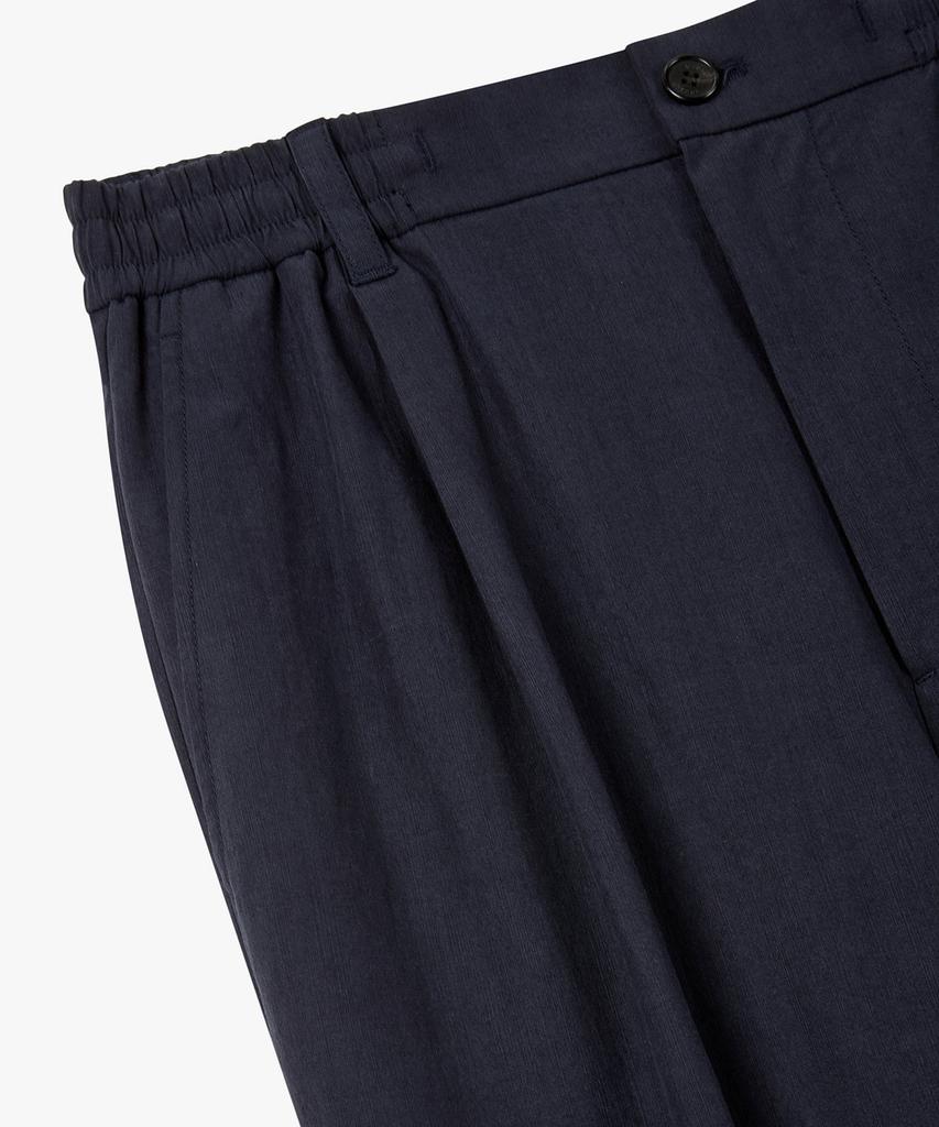 STUDIO TOMBOY [Men] Basic One-Pleat Elastic Pants_Navy 9156231193