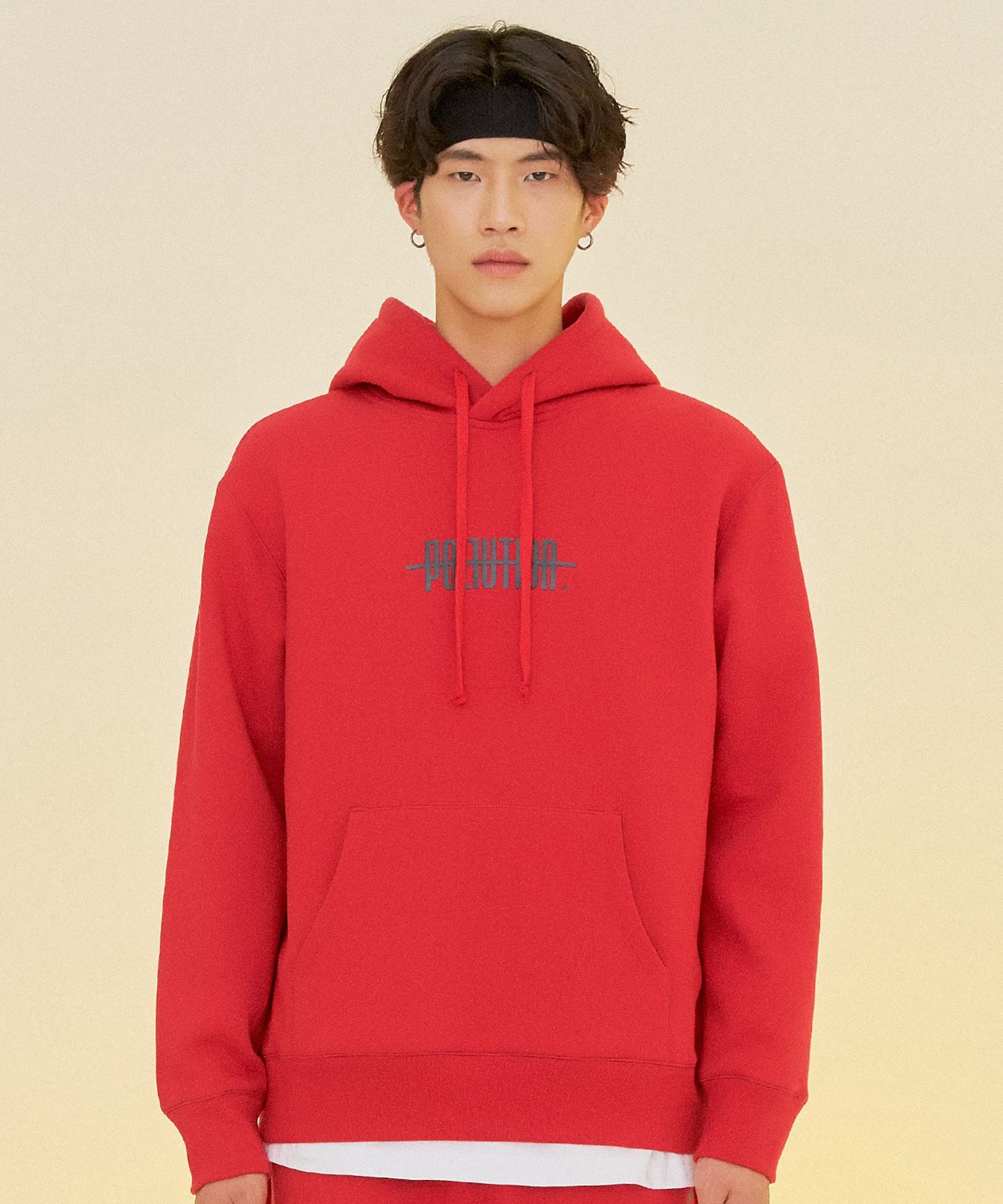 Pollution Logo Pocket Hood M