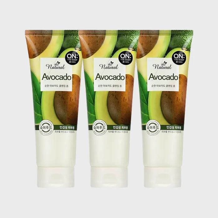 On the Body_On the Body The Natural Mild Avocado Cleansing Foam 200g X 3
