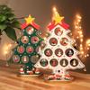 DIY Christmas Ornament Wooden Christmas Tree Christmas Hanging Ornament Gift for Children Home Xmas Table Decoration