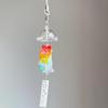 Transparent Keychain Wind Chime Keyring Phone Lanyard Kawaii Bag Home Decor Accessory
