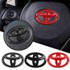 1 pièce ABS Badge Autocollant Emblème Volant Voiture Compatible pour Hilux Prius Avensis Auris Verso Corolla Camry Accessoires
