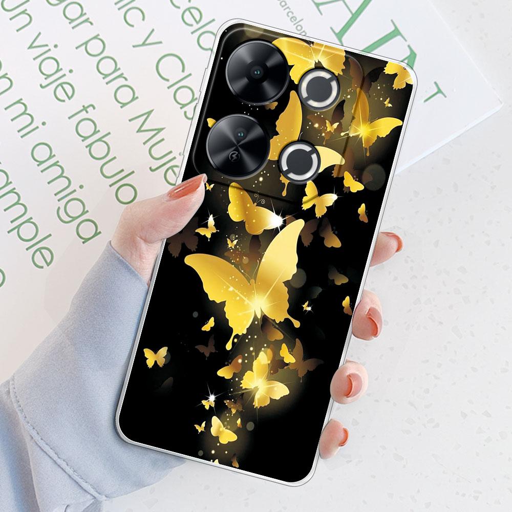 For Itel P65 Case Back Cover For Itel P65 P671L 2024 Shockproof Clear Soft Silicone Phone Case for ITEL P65 P 65 ITELP65 Coque