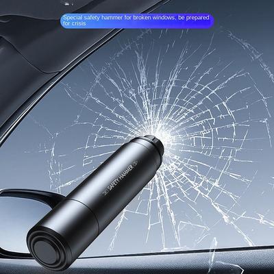 2 in 1 Autofensterbrecher Sicherheitsgurtschneider Rettungs-Fluchtwerkzeug Autosicherheitshammer Autozubehör Notfall-Glasbrecher