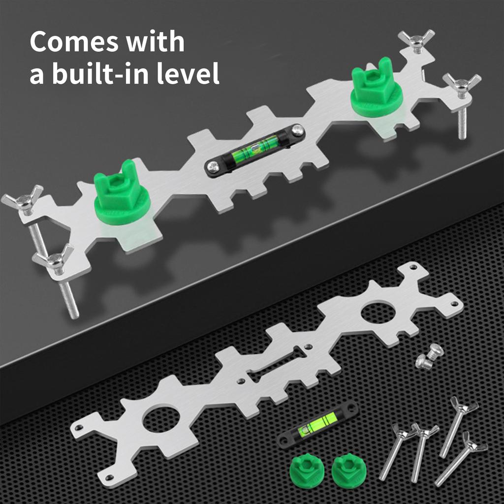 Klucz wielofunkcyjny 15 w 1 z poziomicą, regulowany klucz płaski do instalacji rur łazienkowych, narzędzie do napraw