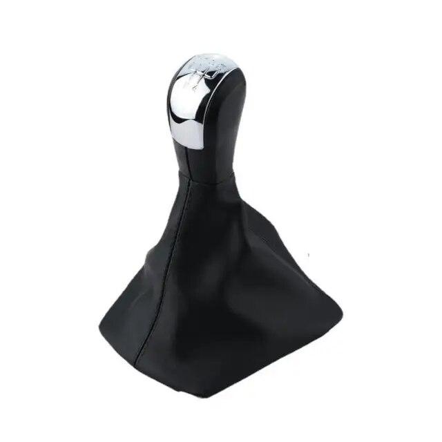 5/6 Speed Car Styling Gear Shift Knob Leather Boot Collar For Skoda Octavia A5 MK2 A6 Sedan & Combi 2004 2005 2006 2007 2008