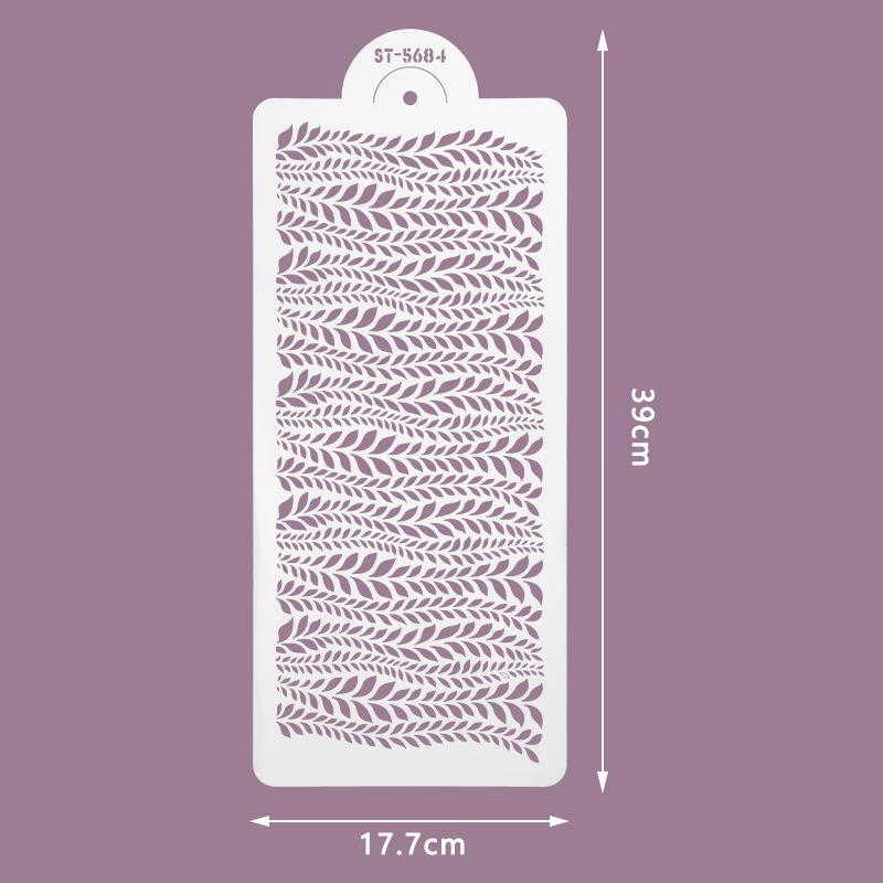 Cake Lace Spray Pattern, DIY Baking Edge, Sugar Powder Screening Tool, Hollow Graffiti, Printing Template, Baking Tool