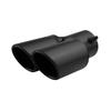 Universal Double Exhaust Tips Colorful Muffler Exhaust Stainless Dual Tail Pipe Muffler Round Carbon Fiber Exhaust Tips Car Deco