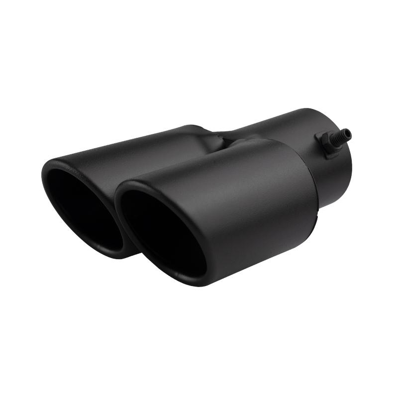 Universal Double Exhaust Tips Colorful Muffler Exhaust Stainless Dual Tail Pipe Muffler Round Carbon Fiber Exhaust Tips Car Deco