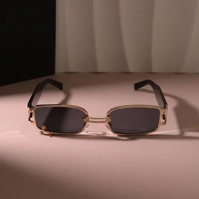 Retro Square Sunglasses Women Fashion Plastic Frame Vintage Sun Glasses Men Stylish Oversized Eyewear