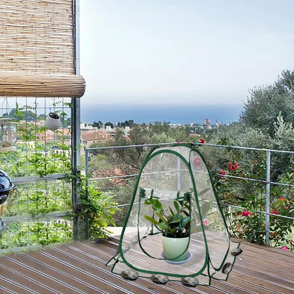 Transparent Foldable Home Gardening Greenhouse Mini Portable Sunroom Balcony Garden Seedling Plant Protection Cover