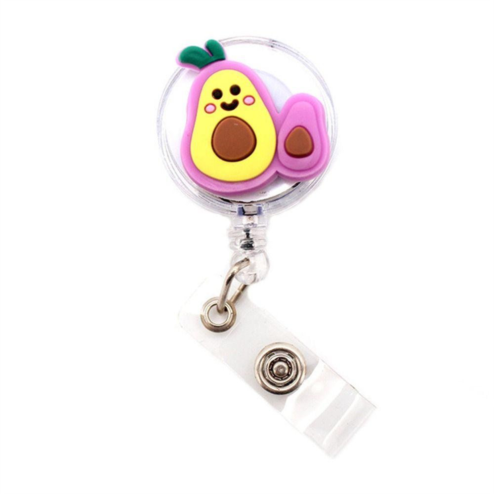 Easy Pull Buckle Nurse Badge Reel ID Card Retractable Badge Holder Hospital Use