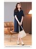 Plus Size Mid-Length Summer 2025 Cotton-Linen Dress for Women - Fashionable, Age-Reducing Style for Middle-Aged Mothers
