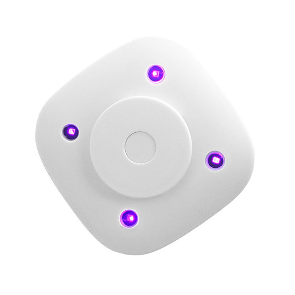 White UV Toilet Disinfection Lamp Plastic Ultraviolet Lamp Intelligent Toilet Sterilizer  Travel