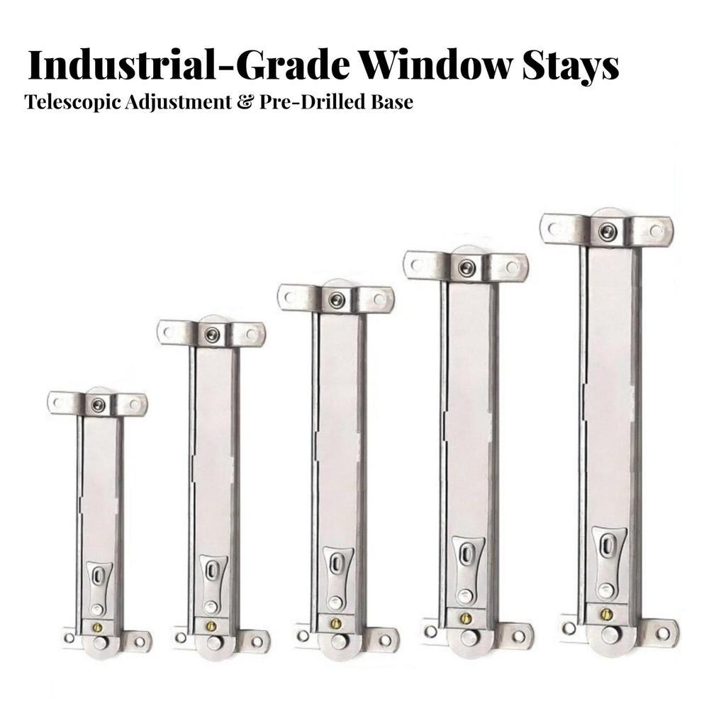 2 Pieces Awning Window Stay Heavy Duty for Workshops, Homeowners