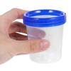 Mipcase 20-Piece Specimen Collection Container, Single Urine Specimen Cup with Screw-On Leak-Resistant Lid for Urine, Feces, and Semen Sample Collecti