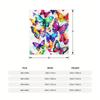 Butterfly Blanket Beautiful Butterfly Throw Blanket Ultra Soft Flannel Colorful Butterflies Blanket Gifts for Adults