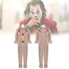 Twisted Clown Cosplay Costume For American Horror Story In Stylish Brown Fabric