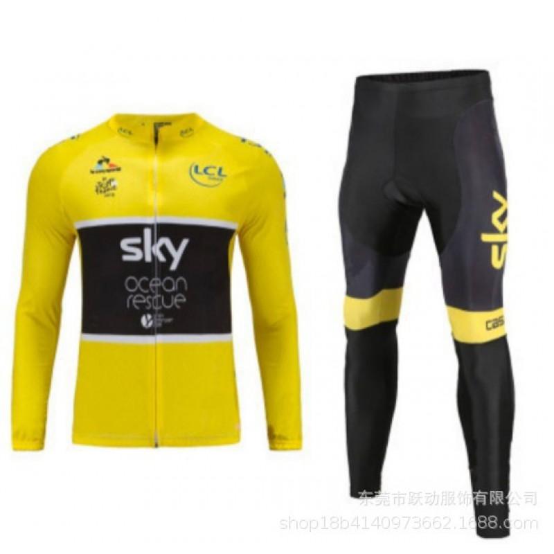 Maglia da Ciclismo Uomo Donna Manica Lunga Traspirante Abbigliamento Performance Ciclismo su Strada Mountain Bike