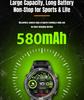 2026 New Adult Outdoor GPS Sport Smart Watch Altimeter Barometer 10ATM Waterproof 580mAh Battery Bluetooth Call Men AMOLED Smartwatch