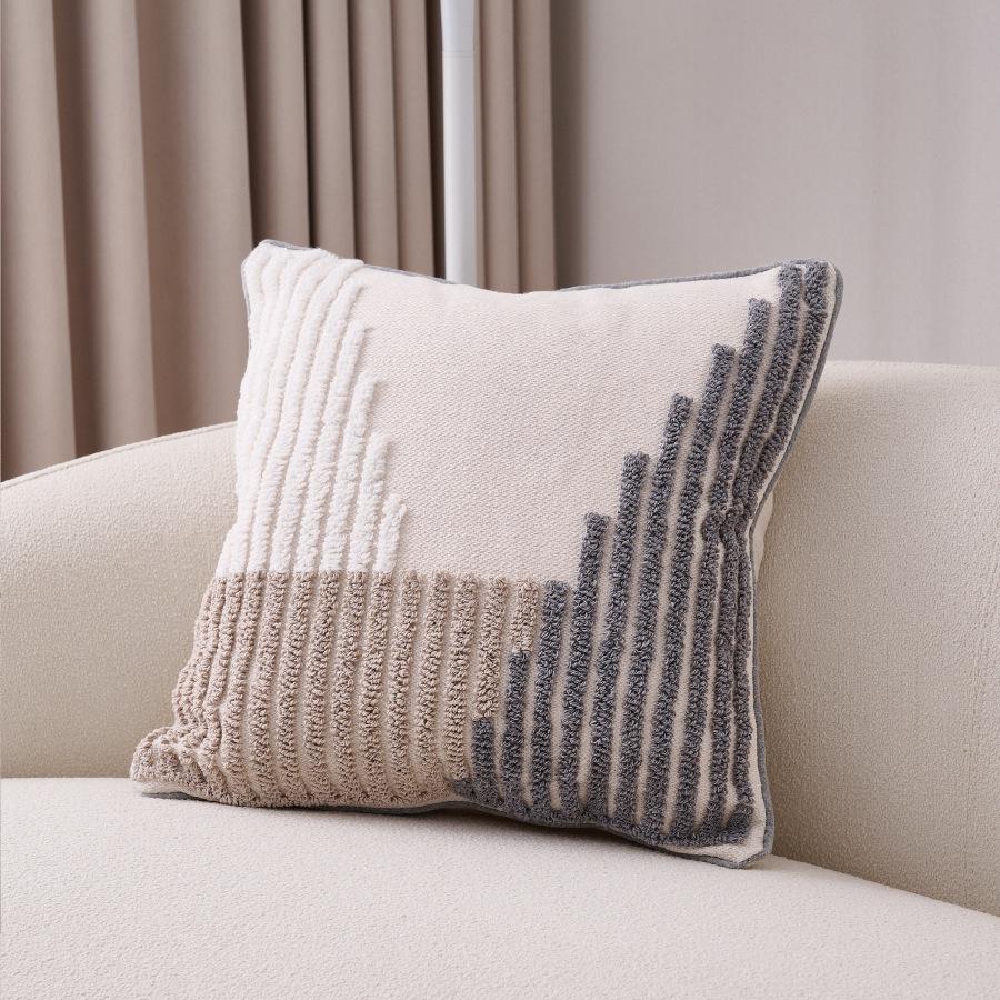 Cotton and Linen Bohemian Ins Wind Pillow Sofa Living Room Pillow Bedside Back Bay Window Tassel Cushion Cover Core
