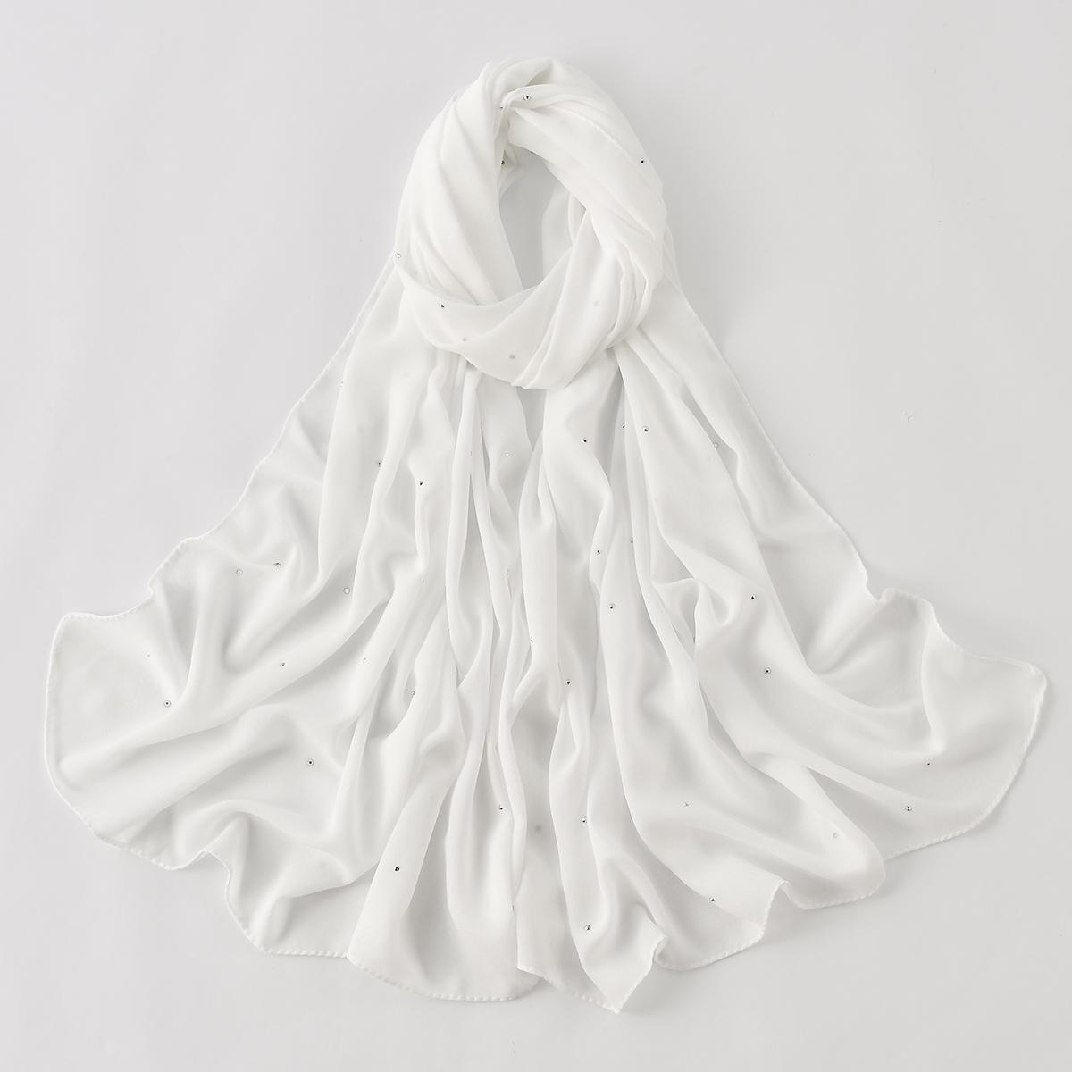 

Premium Chiffon Scarf Hijabs Woman Muslim Hijab Ladies Fashion Shawl Wraps Islamic Turban Female Headscarf New Arrival