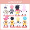 Fun Dragon Seven Ball Pvc Figurine Set Adorable Buu Super Blue Red Black Display Goku