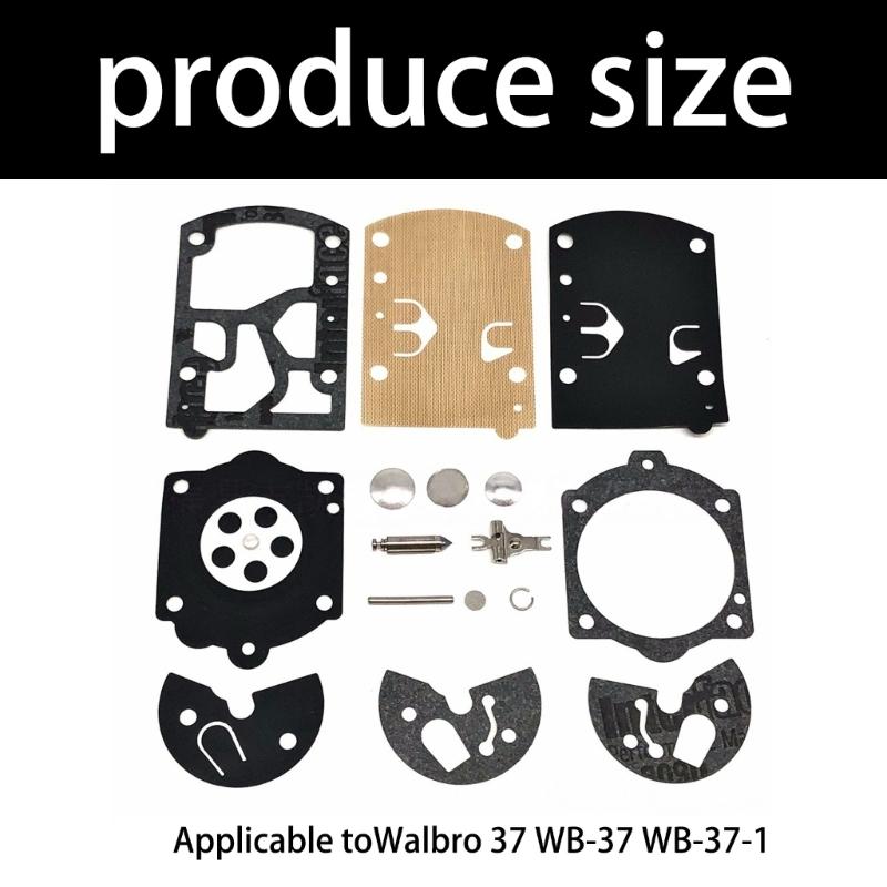 Carburetor Repair Assembly Carb Rebuild Kit for 37-1 Spare Parts Chainsaw Accessory Easy Install Long Service Life