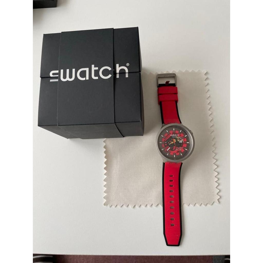 Used (Price reduction) Swatch watch red