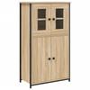 VidaXL Buffet haut chêne sonoma 62x32x106,5 cm bois d'ingénierie 834206