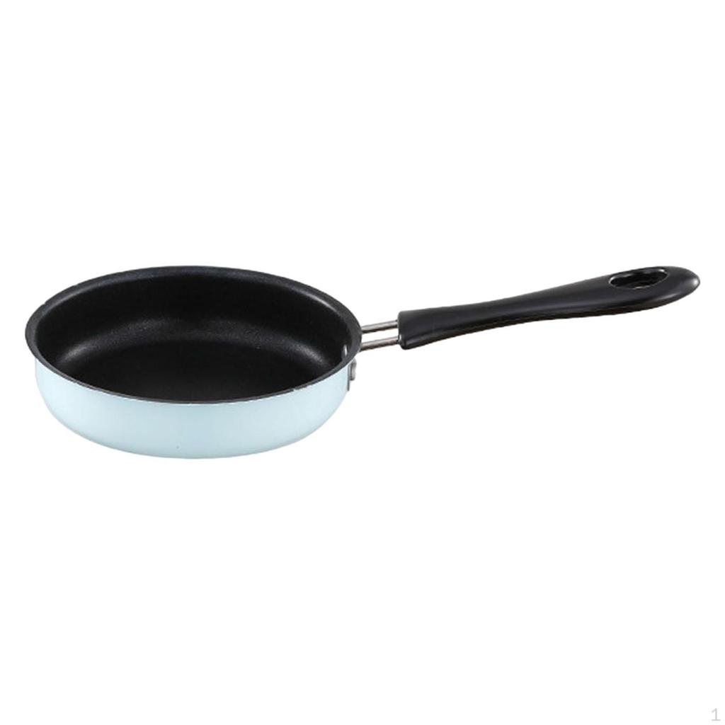 Omelet Pans with Long Round Skillet Non Smoke Fry Induction Cooker