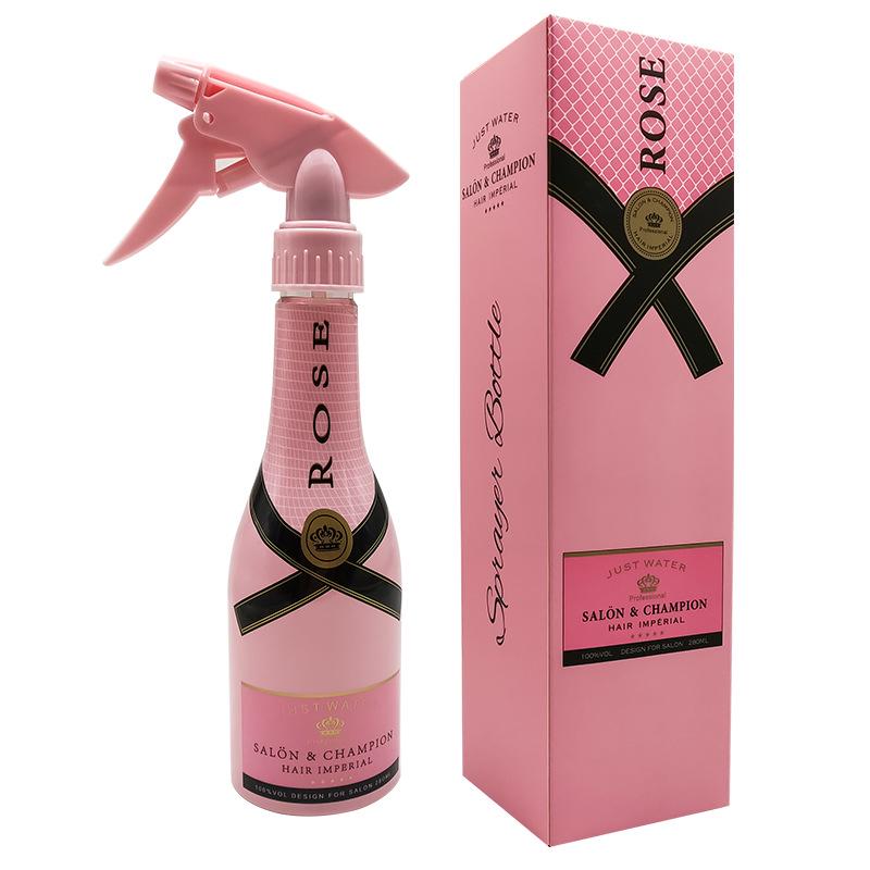Retro Pink Champagne Hair Styling Spray Bottle 120 pieces