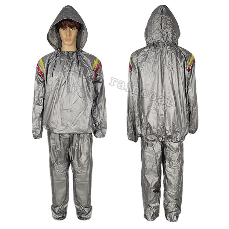 Disposable Gray Sauna Suit for Weight Loss and Body Sculpting