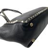 Used VALENTINOShoulder Bag black leather Women