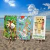 Anime Y-Yotsuba Dolce Classico Film Telo da Spiaggia Colorati Asciugamani da Bagno Per Ragazza Microfibra Asciugatura Rapida Senza Sabbia Spiaggia Yoga
