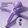 Handlicher Rollenmassagegerät Design Einfache Anwendung Punktmassage Körperermüdung lindern Fördern Massagegerät Yoga Ball Tragbar Tragbar Arm Bein
