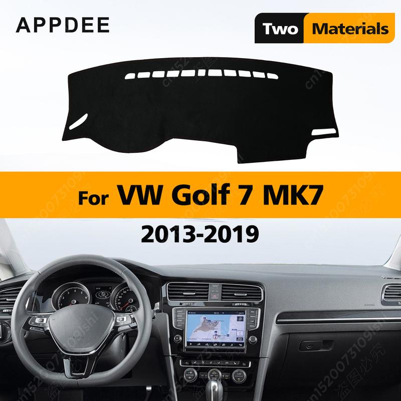 Car Dashboard Cover For Volkswagen VW Golf 7 MK7 2013 2014 2015 2016 2017 2018 Dash Mat Anti-UV Carpets Car Accessories