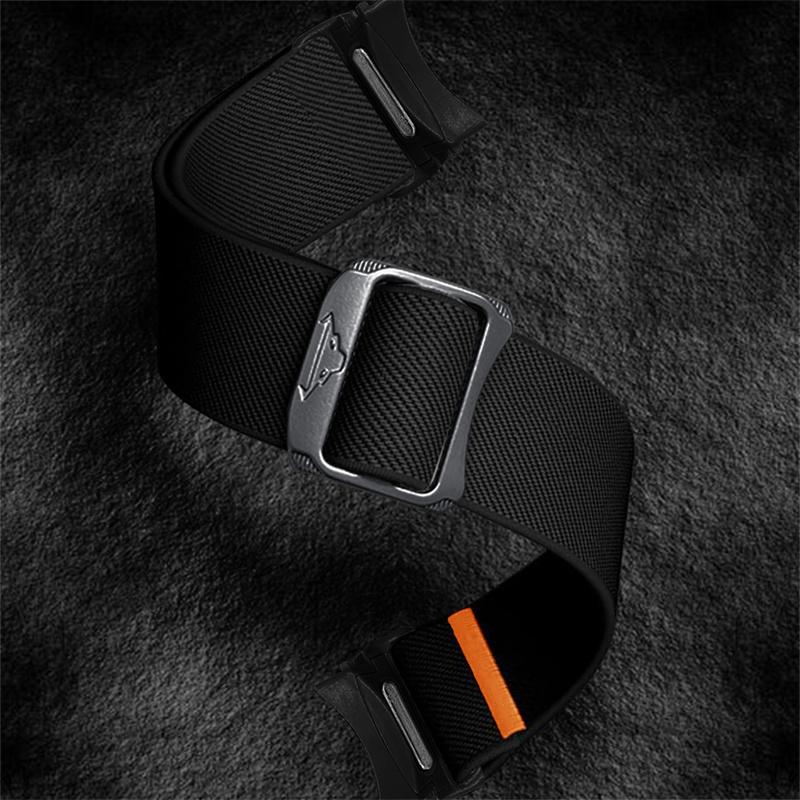 Band For Samsung Galaxy Watch 7 FE 5 Pro 4 6 Classic 44mm 40mm No Gaps Nylon Braided Sport Bracelet Correa Galaxy Watch 7 Strap